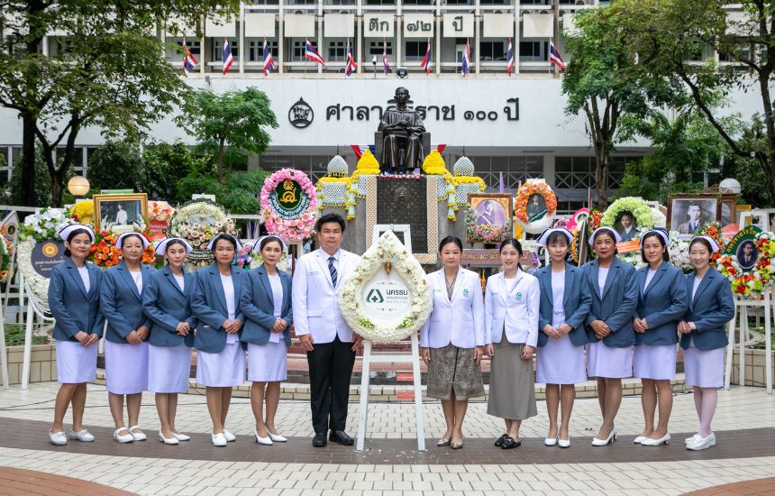 โรงพยาบาลนครธน ร่วมวางพวงมาลา เนื่องใน “วันมหิดล” ประจำปี 2569 ณ​ พระราชานุสาวรีย์สมเด็จฯ พระบรมราชชนก ศาลาศิริราช 100 ปี โรงพยาบาลศิริราช