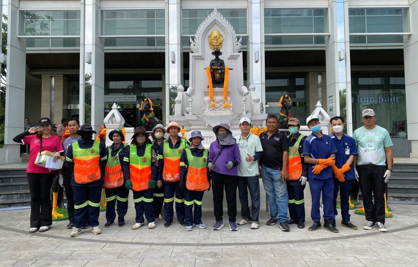 โรงพยาบาลนครธน จัดกิจกรรมขยะกำพร้าสัญจร ครั้งที่ 57